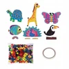 Tooky Toys Pompom Kūrybinis lipdukas vaikams Montessori Animals