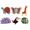 Tooky Toys Pompom Kūrybinis lipdukas vaikams Montessori Animals