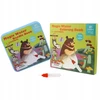 Tooky Toys Stebuklinga kūrybinė vandens spalvinimo knygelė vaikams be netvarkos 3+ Montessori