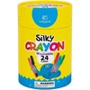 Tooky Toys Zmywalne Pastele Kredki Żelowe 24 Kolory Silikonowe w Tubie 3+