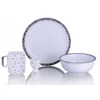 Top Choice Dovana Porcelianinis pusryčių servizas, 4 vnt. Dots pusryčių patiekalai