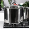 Topfann 10L AUKŠTAS DIDELIS INDUKCINĖMS DUJINĖS PUODAS 10L 26cm