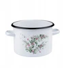 Topfann DEKORATYVINIS EMALINIS PUODAS 3L EUKALIPTAS DIDELIS PLATUS 20CM GAMINTI