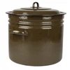 Topfann EMALINIS PUODAS 40L SU dangteliu TRADICINIS PUODAS DIDELIS POLDERINIS PUODAS, PLATIS 40CM