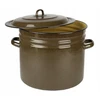 Topfann EMALINIS PUODAS 40L SU dangteliu TRADICINIS PUODAS DIDELIS POLDERINIS PUODAS, PLATIS 40CM