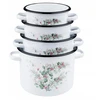 Topfann Emaliuotas puodas 2l baltas 16cm, visoms viryklėms