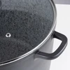 Topfann GRANITINIS PUODAS 3,5L TRADICINIS GOULER PUODAS, silikoninės rankenėlės