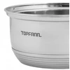 Topfann INDUKCINIS SAUGUS PADAŽAS SU PIENO dangteliu, NERŪDIJAMASIS PLIENAS 14 cm, 1,1 L DUJINĖS