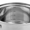 Topfann TRADICINIS NERŪDIJANČIO NERŪDIJANČIO NERŪDIJAVIMO PUODAS 2L SU DANGČIU INDUKCINĖS DUJINĖS PLIENAS 18cm