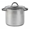 Topfann TRADICINIS NERŪDIJANČIO NERŪDIJANČIO NERŪDijančio plieno PUODAS STOCKPOT 8,5L AUKŠTOS GASTRO 24CM INDUKCINĖS DUJOS