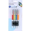 Topwrite - Ballpoint pen set with rubber grip mėlynas 4 pcs.