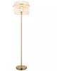 Toršeras GLOBO GORLEY, 1xE27, 60W, 230V, laidas 1,8m, metalas/stiklas, aukso sp, ø38x152cm