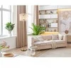 Toršeras GLOBO GORLEY, 1xE27, 60W, 230V, laidas 1,8m, metalas/stiklas, aukso sp, ø38x152cm