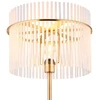 Toršeras GLOBO GORLEY, 1xE27, 60W, 230V, laidas 1,8m, metalas/stiklas, aukso sp, ø38x152cm