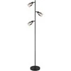 Toršeras GLOBO HUBERTUS, 3 x E14, 40W, 230V, metalinis, matinės juodos sp., ø23 x 154 cm