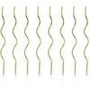 Party Deco Žvakutės gimtadienio 8 vnt 14cm auksinės