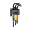 TORX TX 10-50 raktų rinkinys, 9 vnt., daugiaspalvis / ilgas, „DIY-HKT71-LO/B“