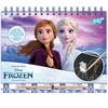 Totum FROZEN SCRATCHBOOK Scratchbook su rašikliu, kūrybinis rinkinys