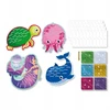 Totum kūrybinis rinkinys MERMAID ir SEA CREATURES 4 vnt. 15x15 cm. DIY