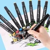 Touch Markery alkoholowe 120 vnt dwustronne pisaki flamastry torba etui komplektas
