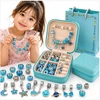 Toys Apyrankių, karoliukų, papuošalų, dovanų, pakabukų, skrynios rinkinys