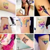 Toys DIDELIS TATUiruočių RINKINYS 222 ŠABLONAI GLITTER PLAUNAMAS DOVANA XXL