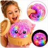 Toys GNIOTEK KUDULINIAI ŽAISLAI ŚQUISHY GLOWS BLOČIŲ KUDULINIAI SVĖTANTYS KOLDINIAI