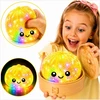 Toys GNIOTEK KUDULINIAI ŽAISLAI ŚQUISHY GLOWS BLOČIŲ KUDULINIAI SVĖTANTYS KOLDINIAI