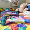 Toys MEGA STEAM RIFLE šaudymo pistoletas VANDENS GARO ŠVIESOS GARSAS VAIKAMS