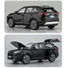 Toys METALINIS MODELIS TOYOTA RAV4 DRIVE LED GARSAS ATIDARYTAS DURYS AUTOMOBILIO GABUOTAS 1:32
