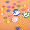 Toys PLASTIKOS MASĖ 12 VIENETŲ PUTOMOLIS SU PRIEDAIS SPALVŲ MIŠINIS SUPER MOLIS
