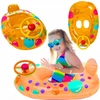 Toys Pripučiamas PONTOO VAIKŲ AUTOMOBILIŲ RAGAS VAIRAS TRANSPORTO PRIEMONĖS KĖDYNĖ