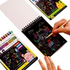 Toys RAINBOW SCRATCH PAD NEŠINIŲ KADĖTIS SCRATCH PAD 10 vnt.