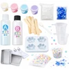 Toys RINKINYS VAIKAMS SUKURTI SQUISH SLIME GNIOTEK DIY KŪRYBINĘ DOVANA