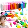Toys SUPER CAY PLASTICINE MOLIS POLIMERINĖ PUTOS 12 SPALVŲ KŪRYBINGOS