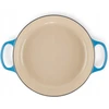 Tradicinis apvalus ketaus puodas Le Creuset 3,5 L 30 cm mėlynas