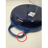 Tradicinis apvalus ketaus puodas Le Creuset 3,5 L 30 cm mėlynas