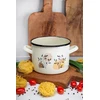 Tradicinis emaliuotas puodas Galicja Flores 20cm 4,4 l