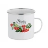 Tradicinis emaliuotas puodelis Emalia Pleszew Kalina 12 cm 1,25 l puodelis