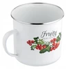Tradicinis emaliuotas puodelis Emalia Pleszew Kalina 12 cm 1,25 l puodelis