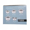 Tradicinis puodas MG Home MODERNO BRUSHED STEEL 4,5 l
