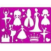 Trafaretas piešimui Koh-I-Noor "Princesės"