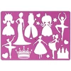 Trafaretas piešimui Koh-I-Noor "Princesės"