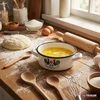 Tragar Emaliuotas Puodas 18cm su rankenėlėmis Tradicinis baltas liaudies puodas 1,8L