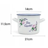 Tragar Tradicinis emaliuotas plieno puodas 14 cm KITCHEN CLASSIC BON APPETIT