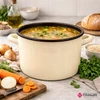 Tragar Tradicinis emaliuotas plieno puodas, 12 cm, KLASIKINĖ VIRTUVĖ