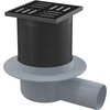 Alcadrain Trapas ALCAPLAST APV31, su NP grot., 105 x 105 mm, DN50, horizontalus