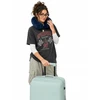 TRAVEL NECK PILLOW kruasanas, skirtas lėktuvo atminties putoms BLU MOONKY mėlynas