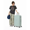 TRAVEL NECK PILLOW kruasanas, skirtas lėktuvo atminties putoms BLU MOONKY mėlynas