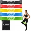 Treniruočių gumų rinkinys FUNFIT, 5 vnt., 60 cm, įvairių spalvų